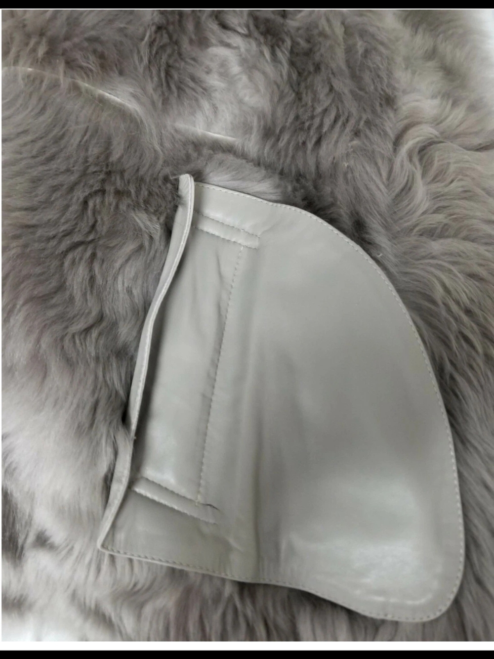 NWT BURBERRY LONDON Sheepskin Leather Shearling Belted Jacket Coat Women UK14 - Picture 5 of 14